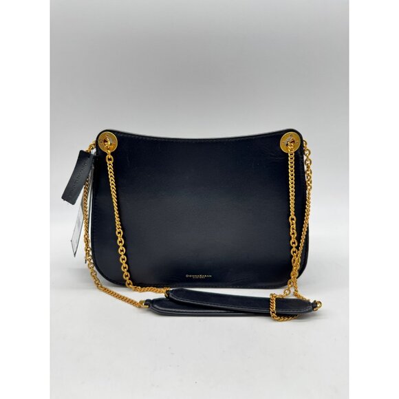 Donna Karan NY Malverne leather suede shoulder crossbody + Dust bag BLACK (Used) - Picture 11 of 16